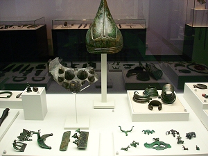 Neues Museum, Innenraum, Museum für Vor und Frühgeschichte, Musée de la Préhistoire et de la Protohistoire